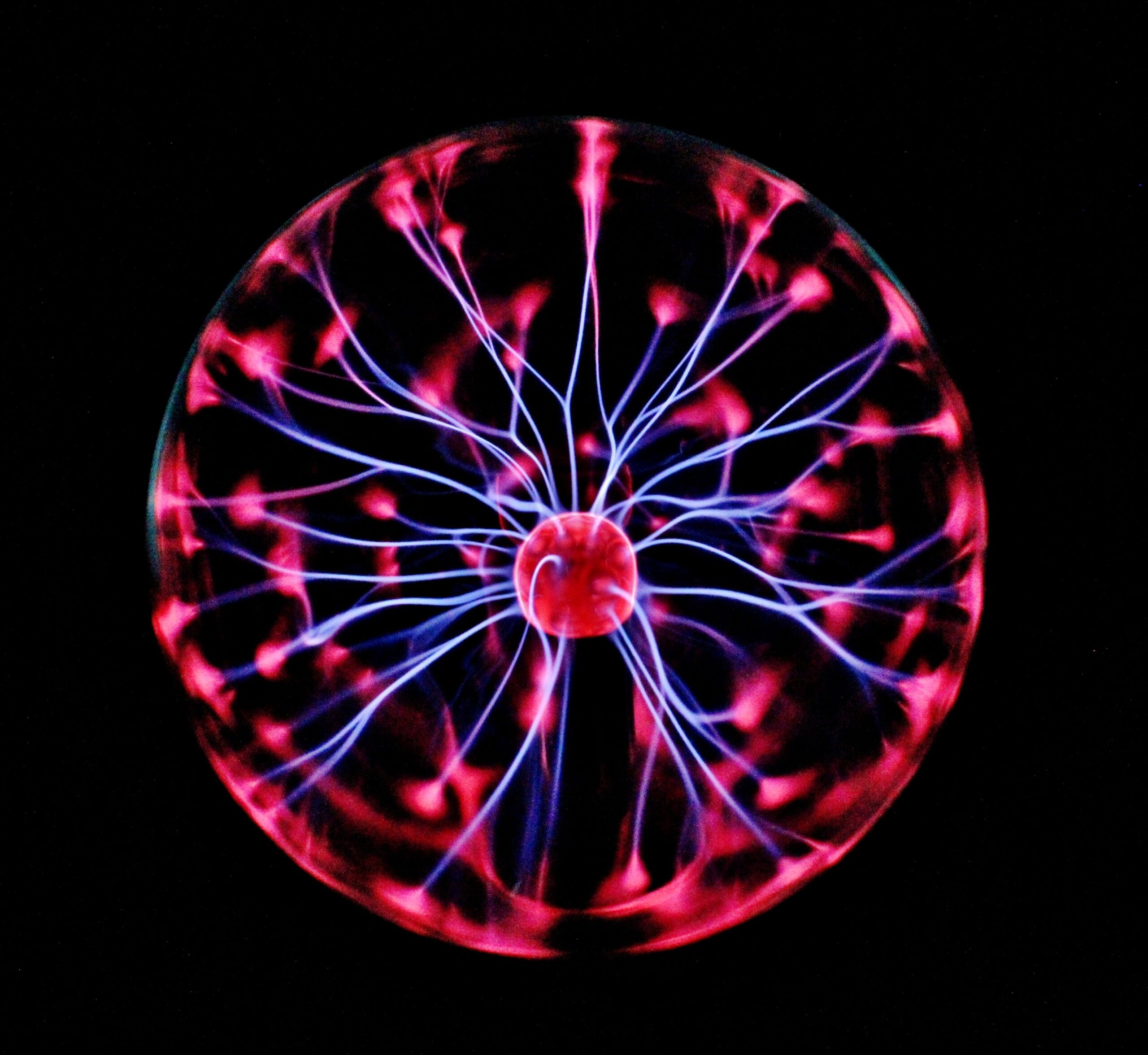 Plasma ball representing energy and effort